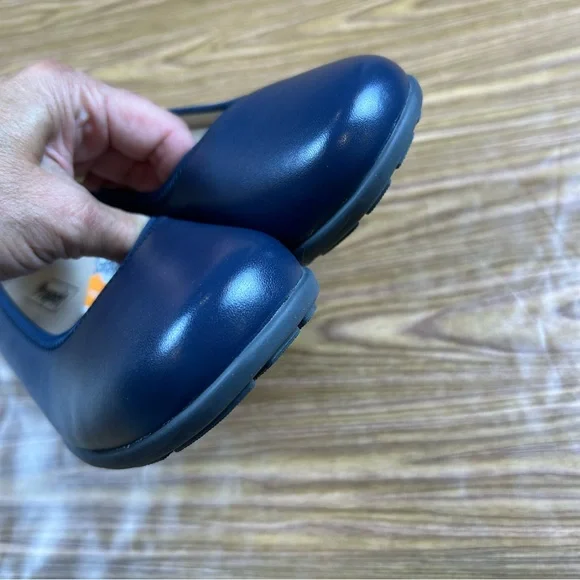 Propet Yara Flats Navy Blue Leather NWT - Size 9AA Narrow - Picture 7 of 12